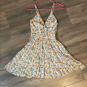 Angie Multicolor Floral Maxi Dress